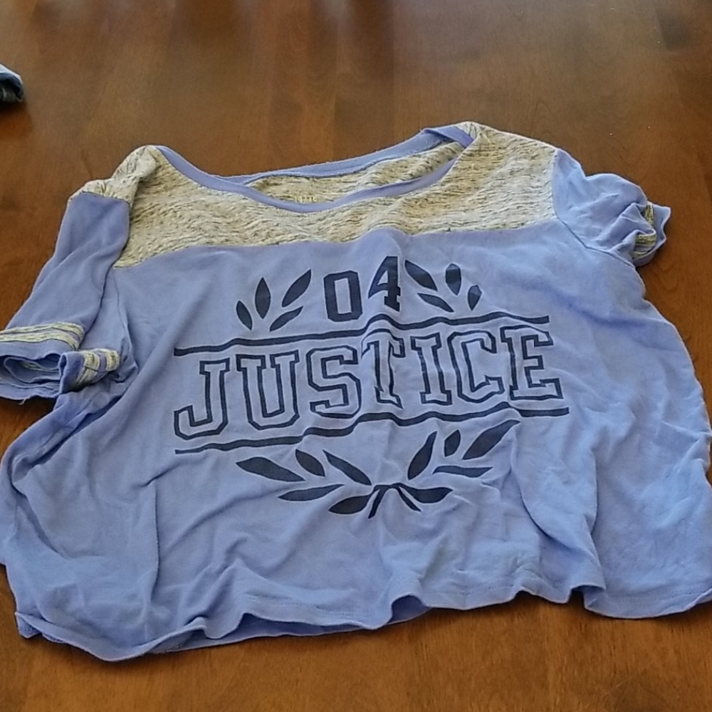 Cropped active shirt